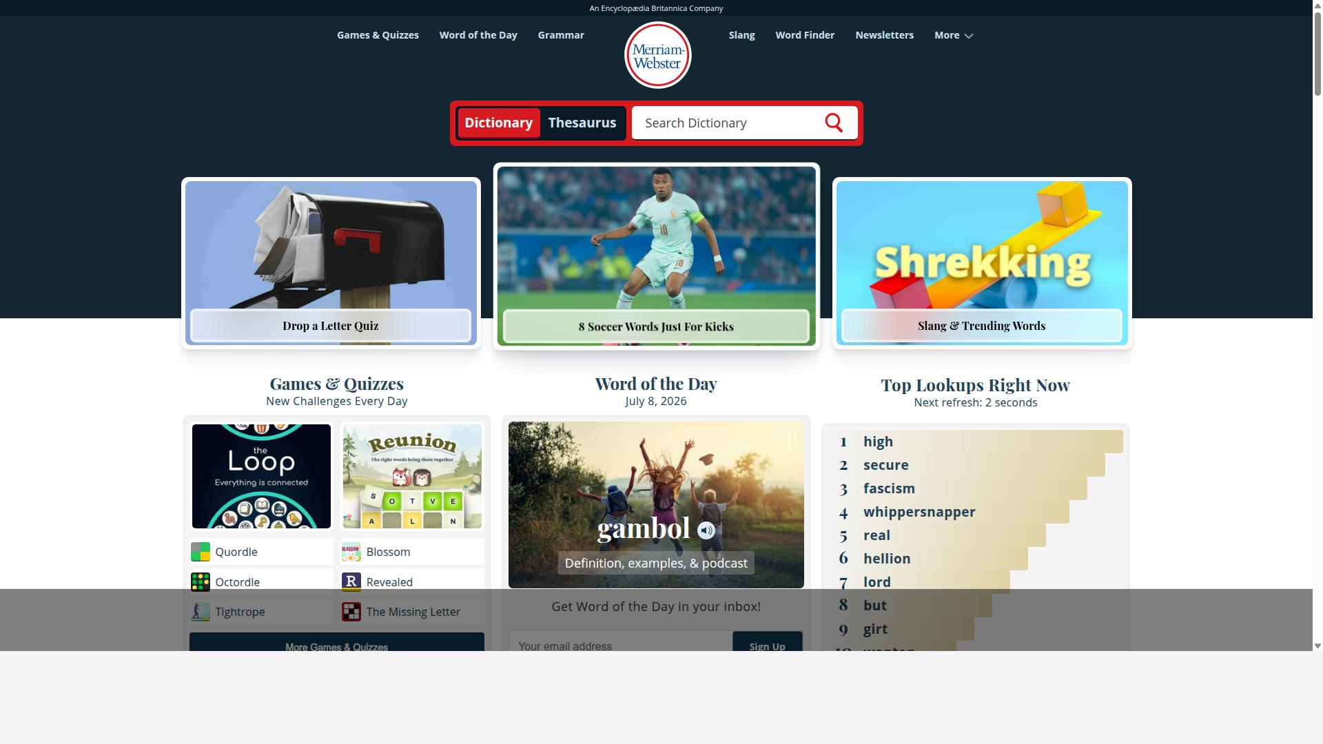 LongShot website